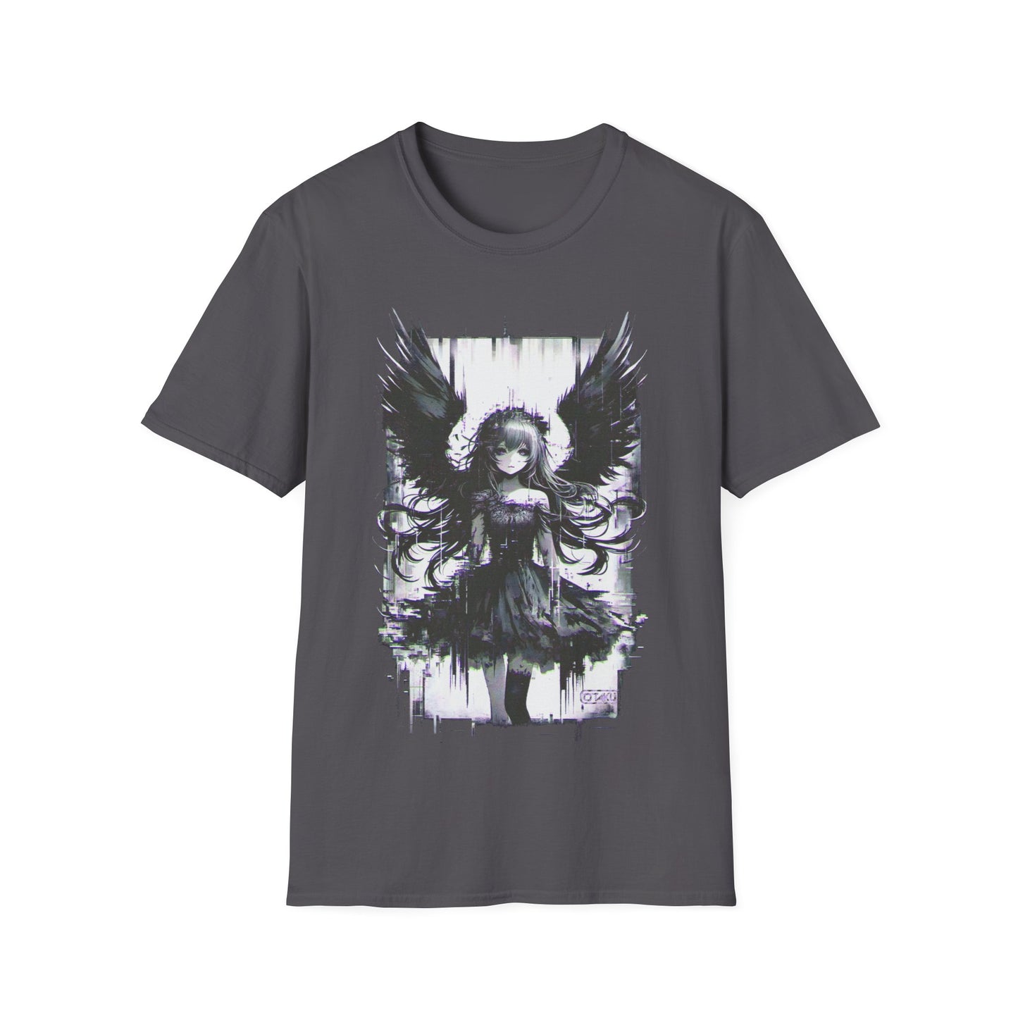 Fallen Angel Japanese Anime Girl with Wings Manga T-Shirt