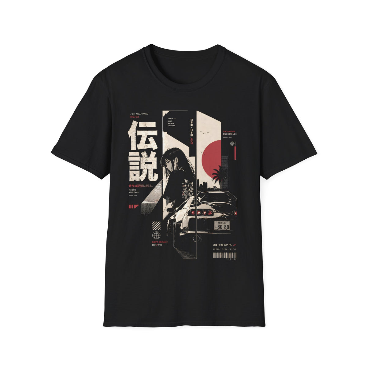 Tokyo Nights - JDM Anime Japanese Car Shirt