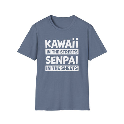 Senpai In The Sheets - Funny Anime Tee
