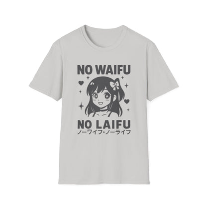 No Waifu No Laifu With Anime Girl Japan Pop T-Shirt
