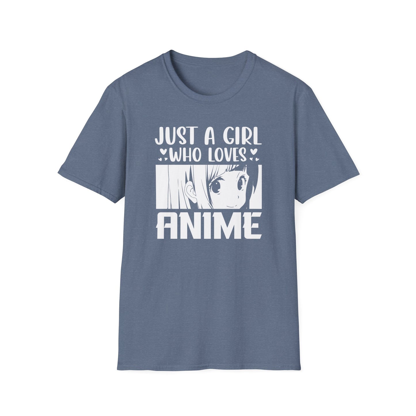 Just A Girl Who Loves Anime Otaku Waifu Style T-Shirt