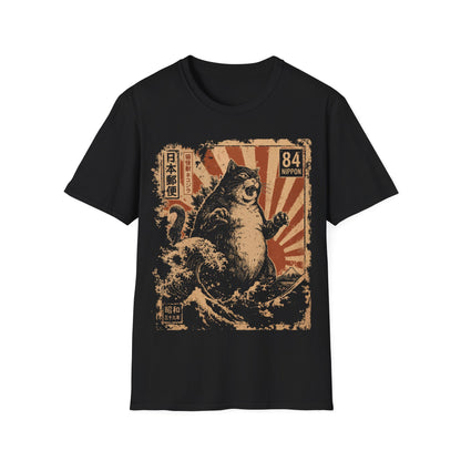 Catzilla Kanagawa Wave - Japanese Kaiju Chonker Shirt