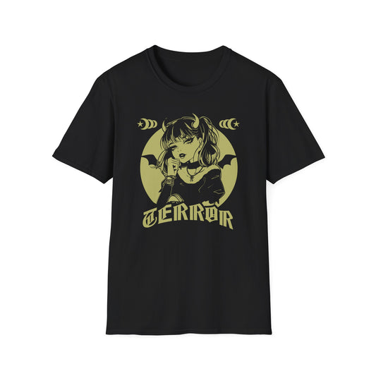 Terror Anime Girl with Wings Japan Inspired Otaku T-Shirt