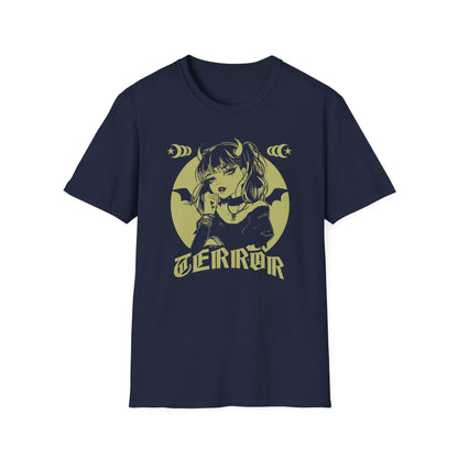 Terror Anime Girl with Wings Japan Inspired Otaku T-Shirt