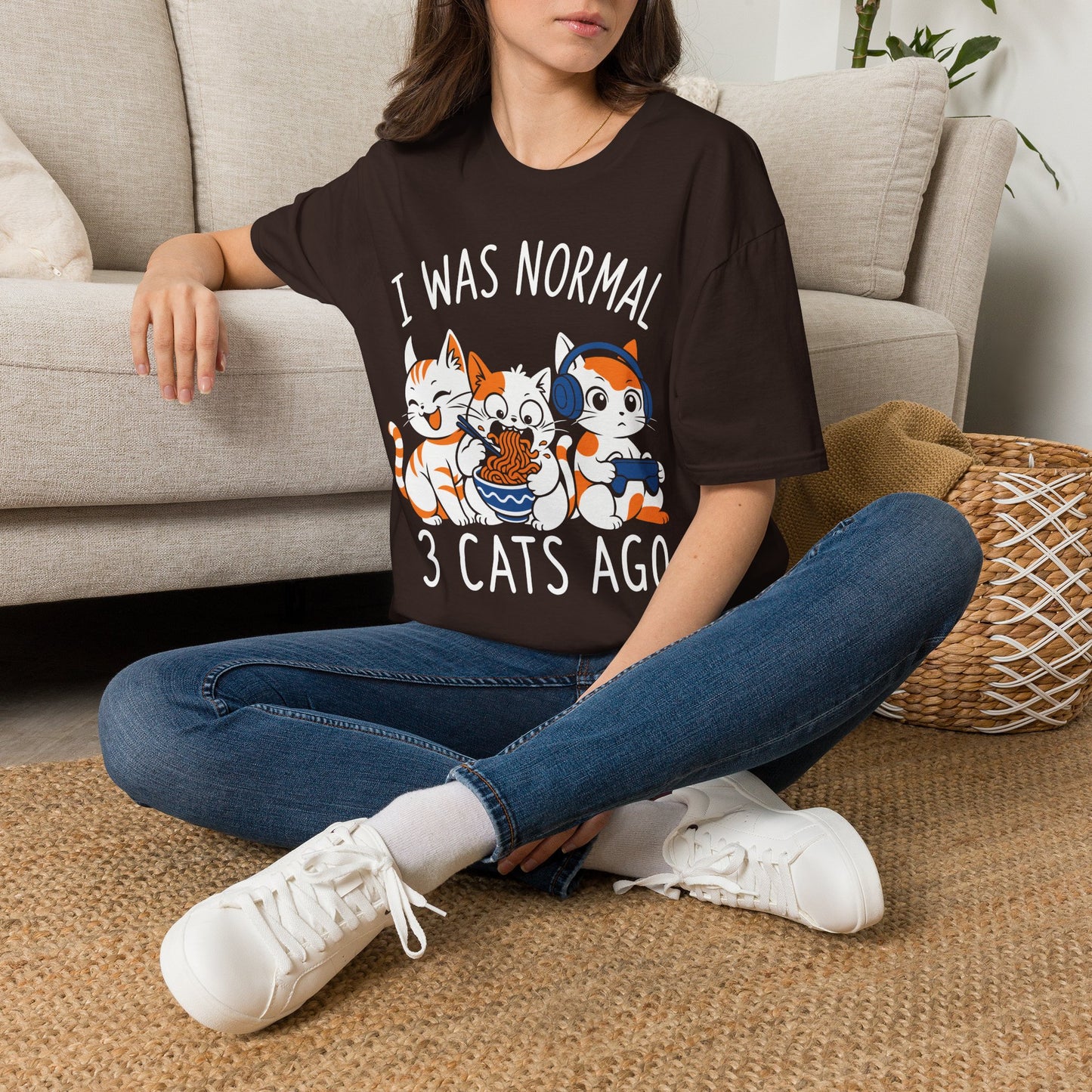 I Was Normal - Funny Cat Owner Shirt