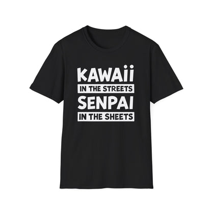 Senpai In The Sheets - Funny Anime Tee