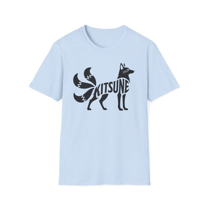 Kitsune Nine Tailed Fox Japanese Anime Spirit T-Shirt