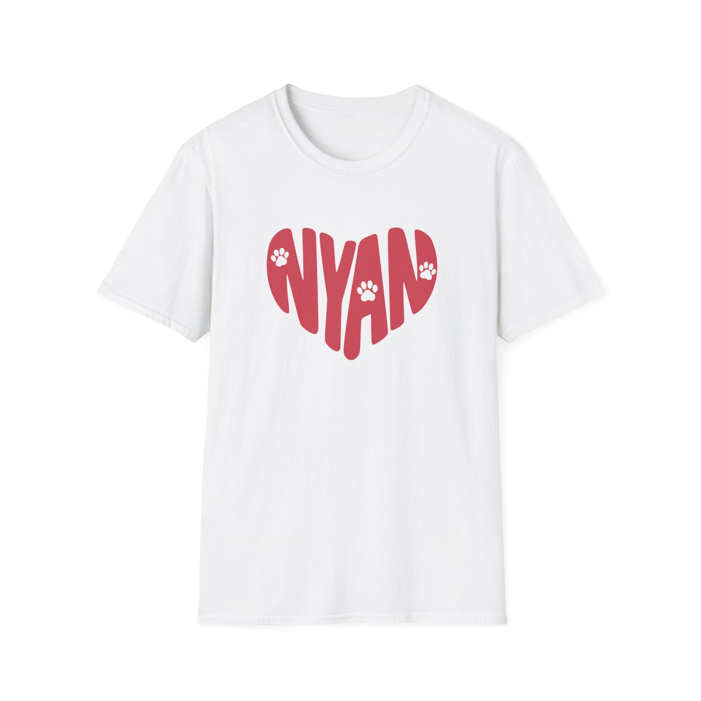 Nyan Heart - Cute Cat Lover Tee