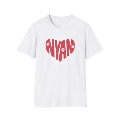 Nyan Heart - Cute Cat Lover Tee