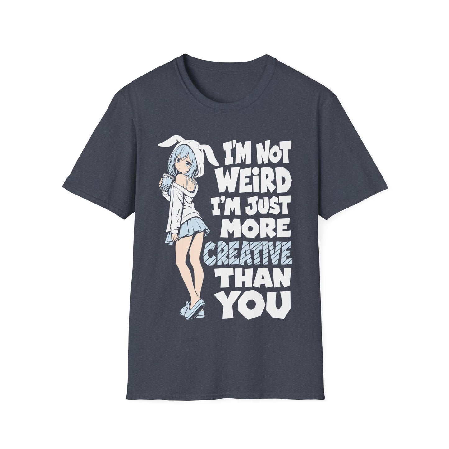Not Weird Creative - Cool Kuudere Anime Shirt