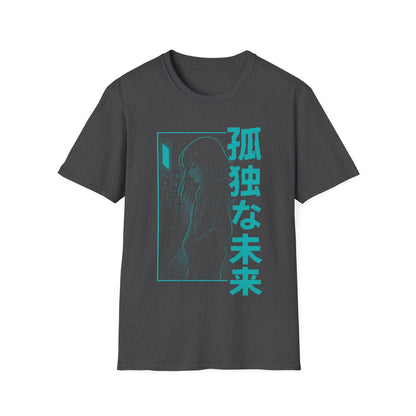 Lonely Future Anime Girl Aesthetic Japan Style T-Shirt