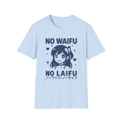 No Waifu No Laifu With Anime Girl Japan Pop T-Shirt