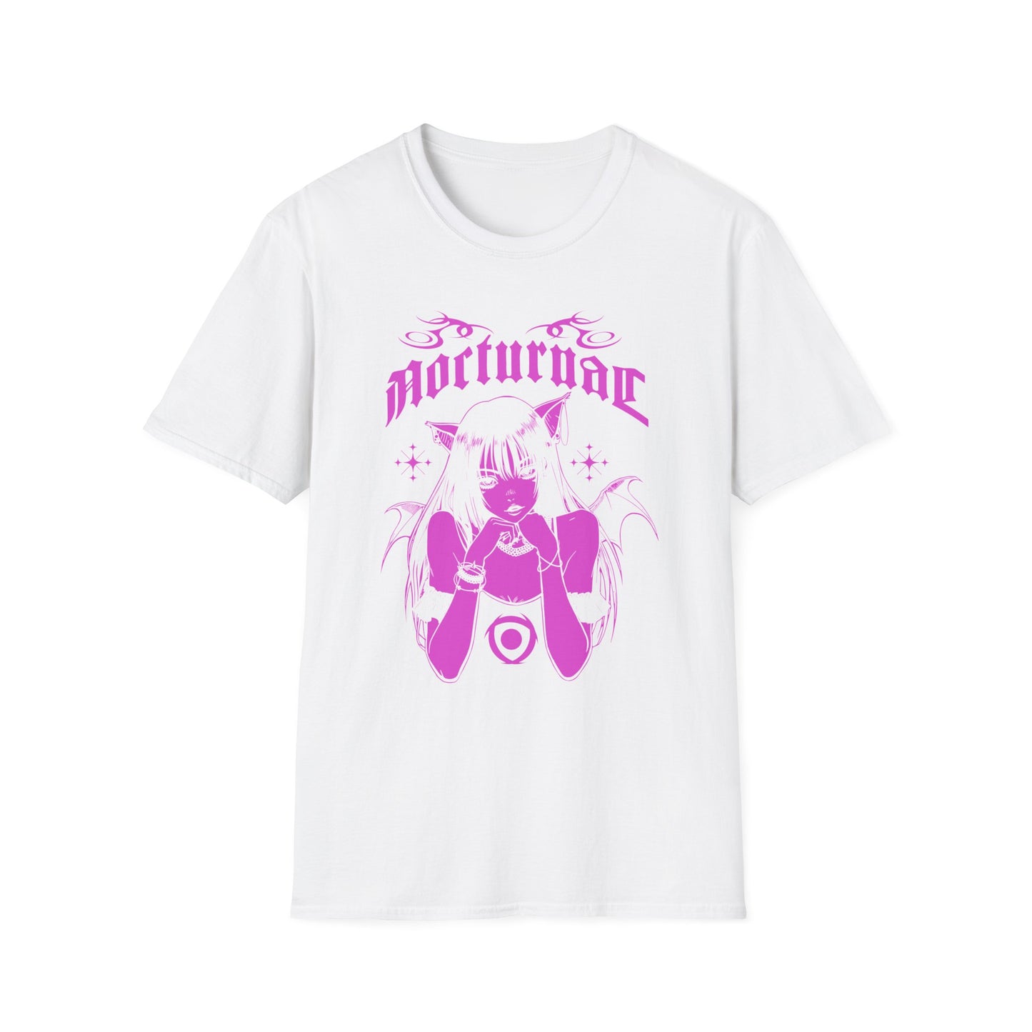 Nocturnal Anime Demon Girl Japanese Manga Style T-Shirt