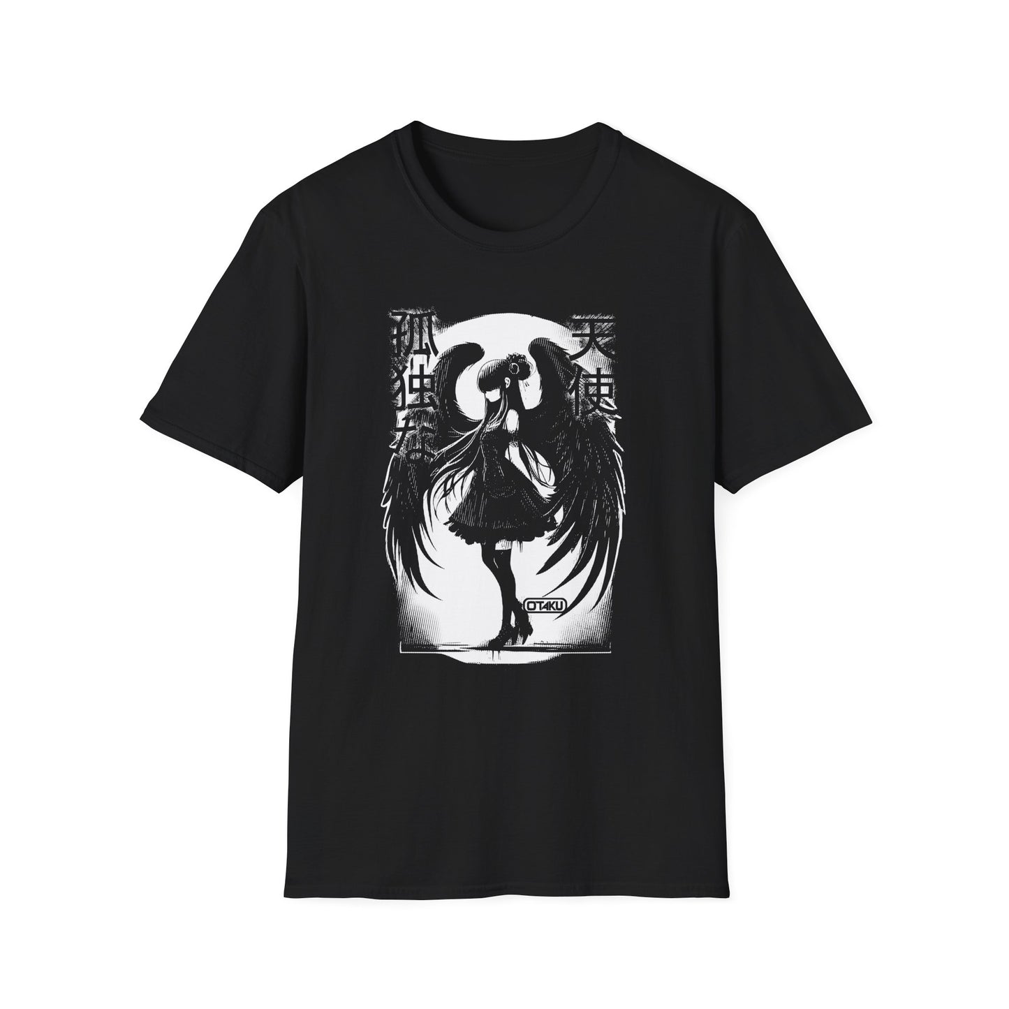 Lonely Angel Anime Japan Fan with Otaku Design T-Shirt