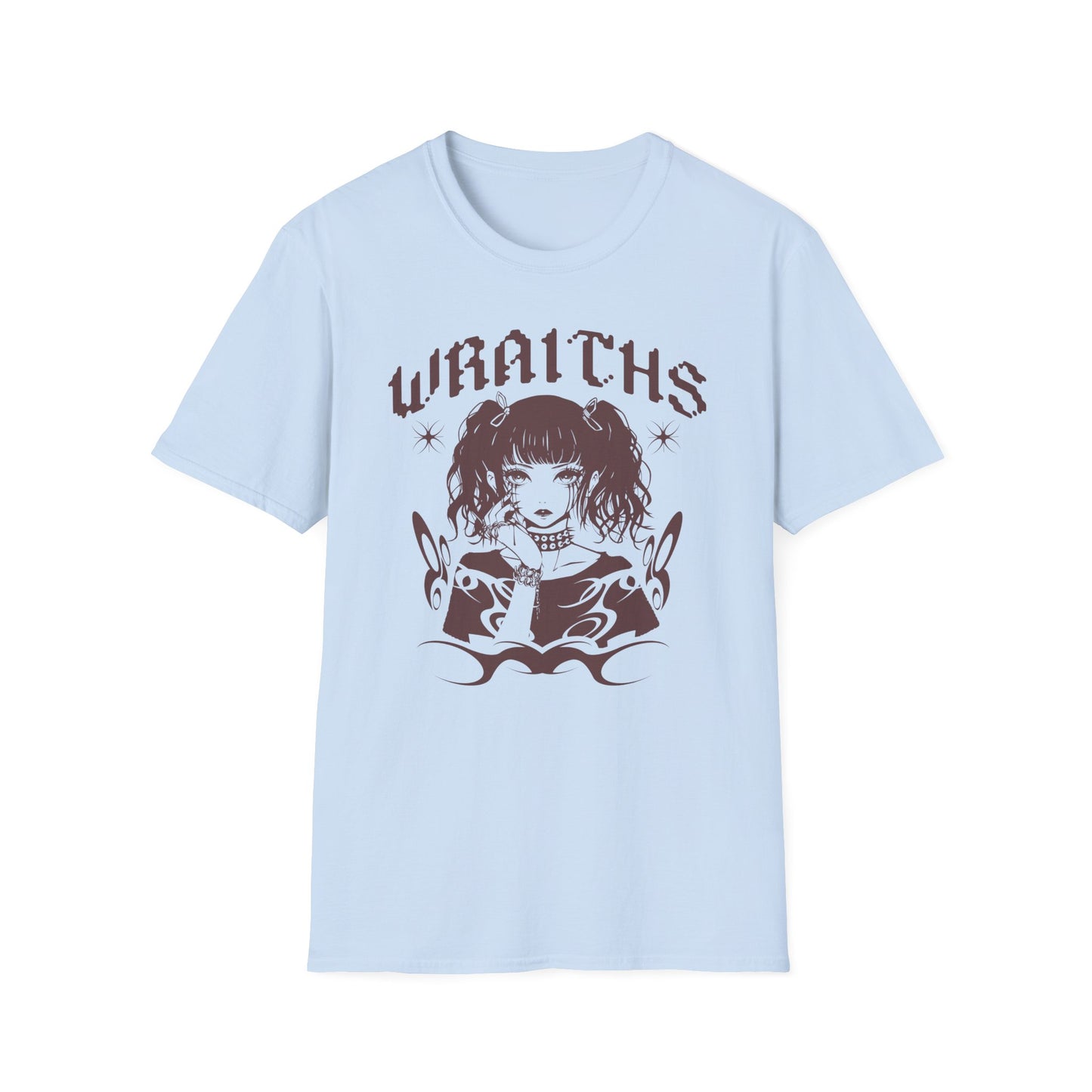 Wraiths Anime Girl Emo Aesthetic Japan Style Manga T-Shirt