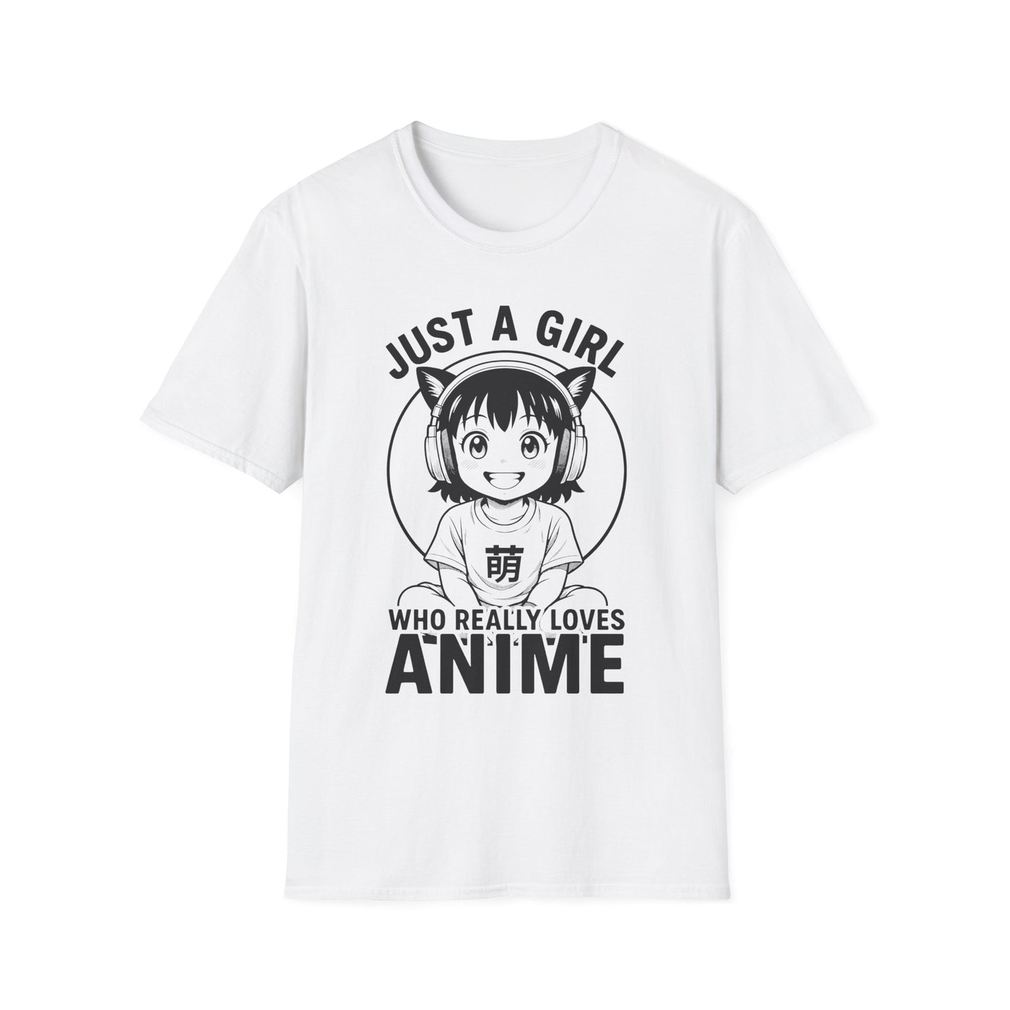 Just A Girl Anime Lover Japan Manga Fan Aesthetic T-Shirt